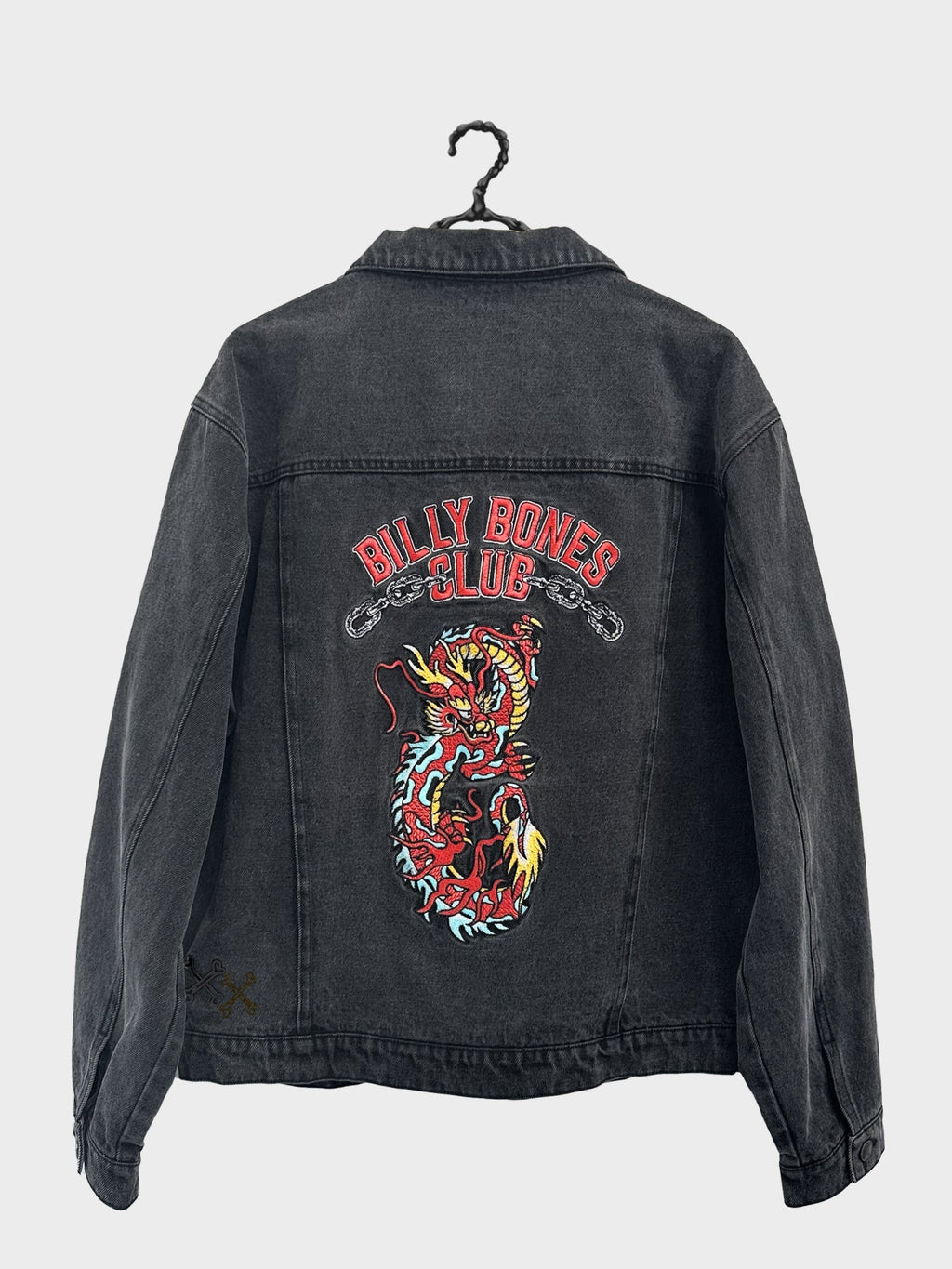 Dragon Denim Jacket - Black