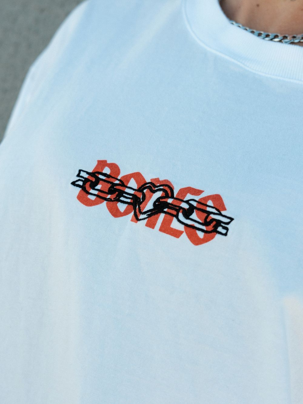 Love Locked Tee - Vintage White