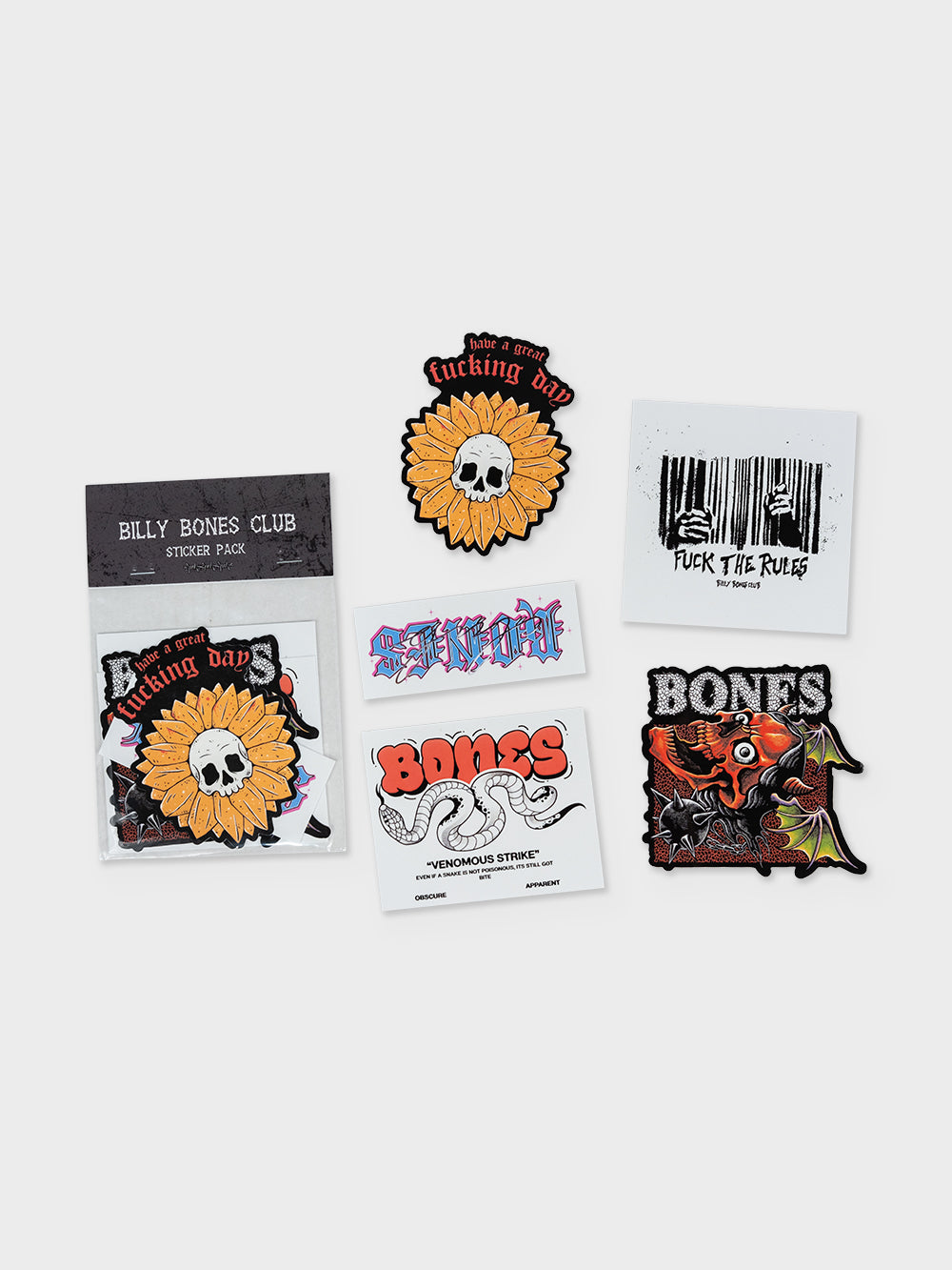 Good Times Sticker Pack – Billy Bones Club
