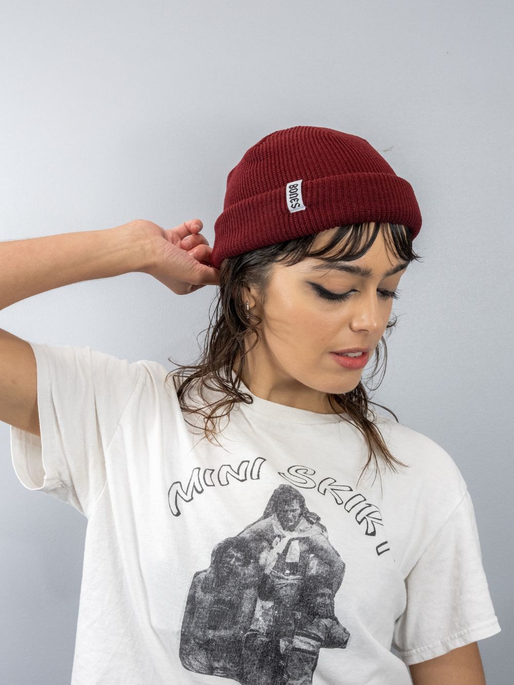 Low Key Docker Beanie - Burgundy