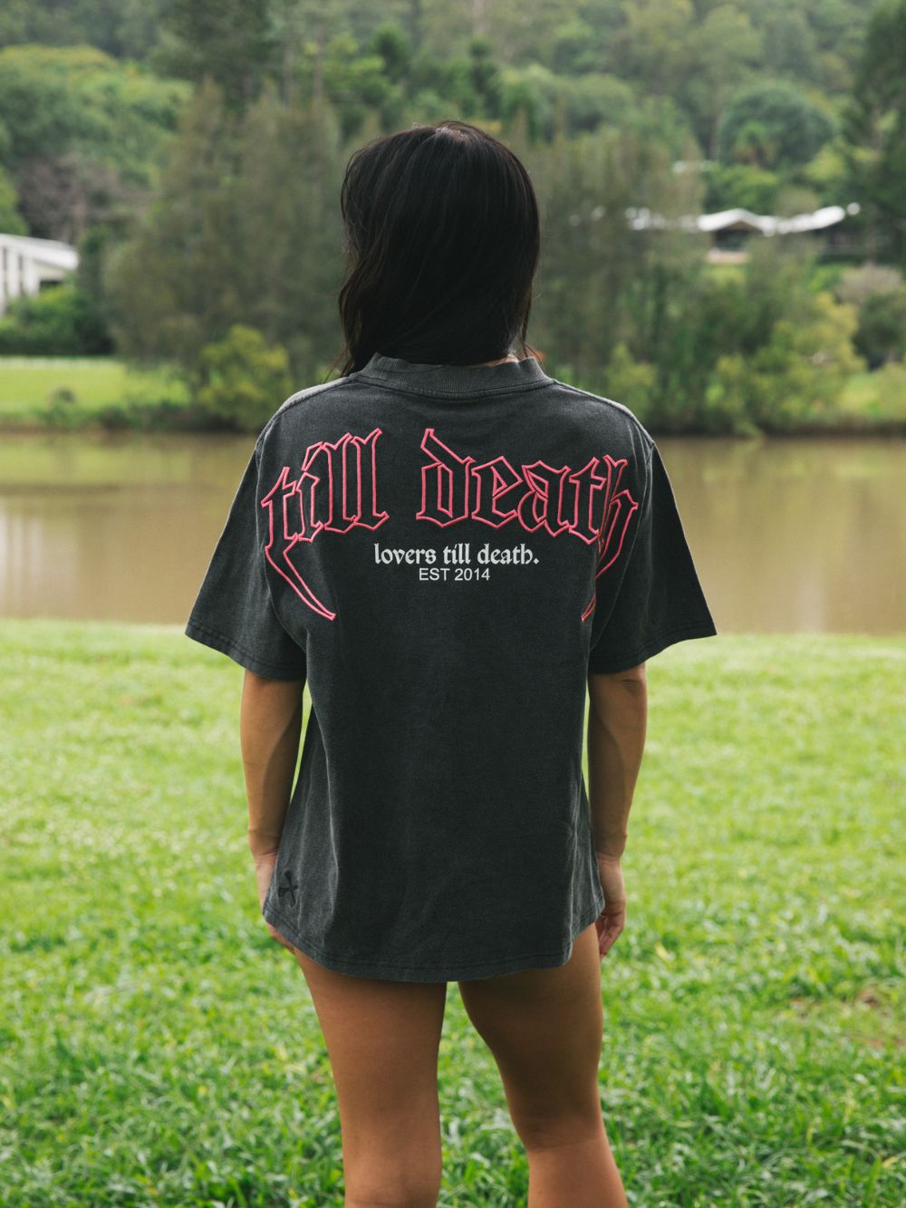 Lovers Steeze Tee - Washed Black