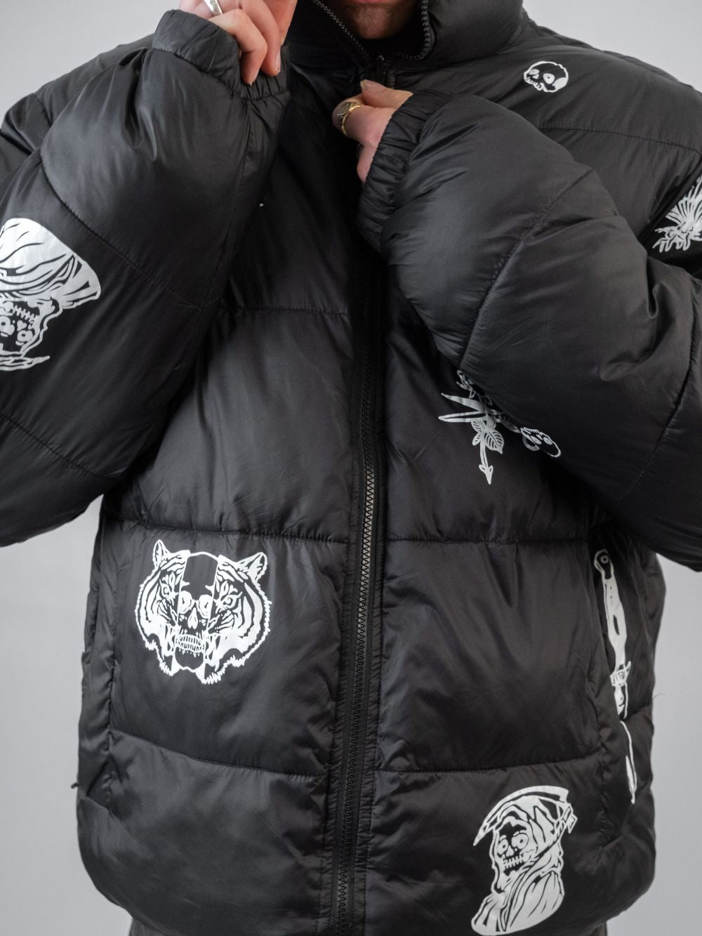 Club Ink Reversible Puffer Jacket