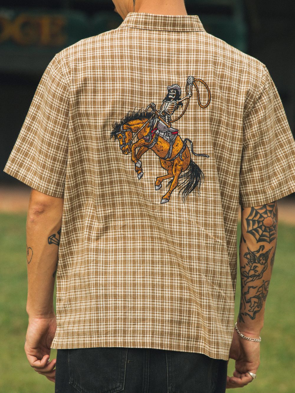 Check Rodeo Shirt - Chocolate