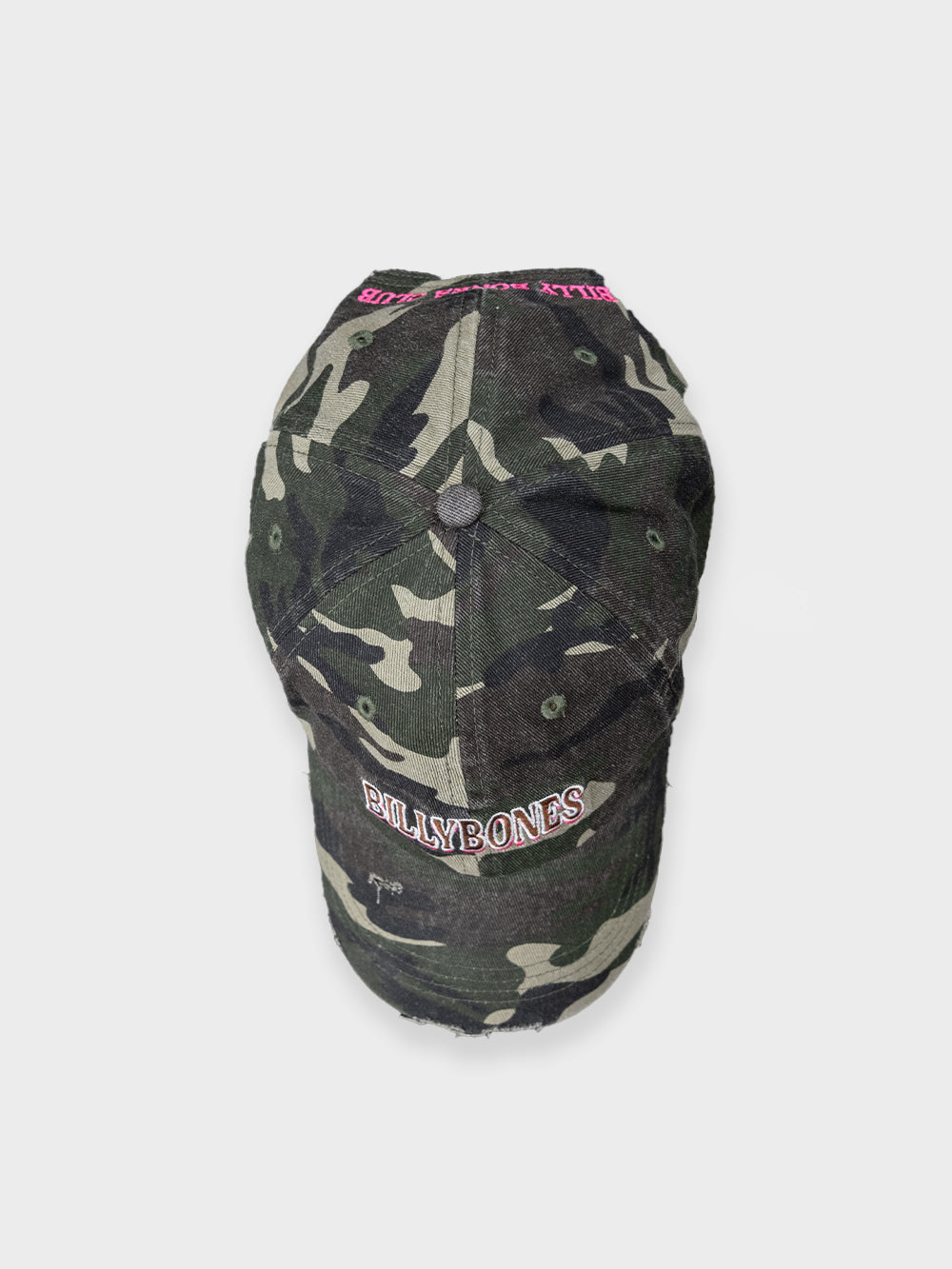 Feline Dad Cap - Distressed Camo