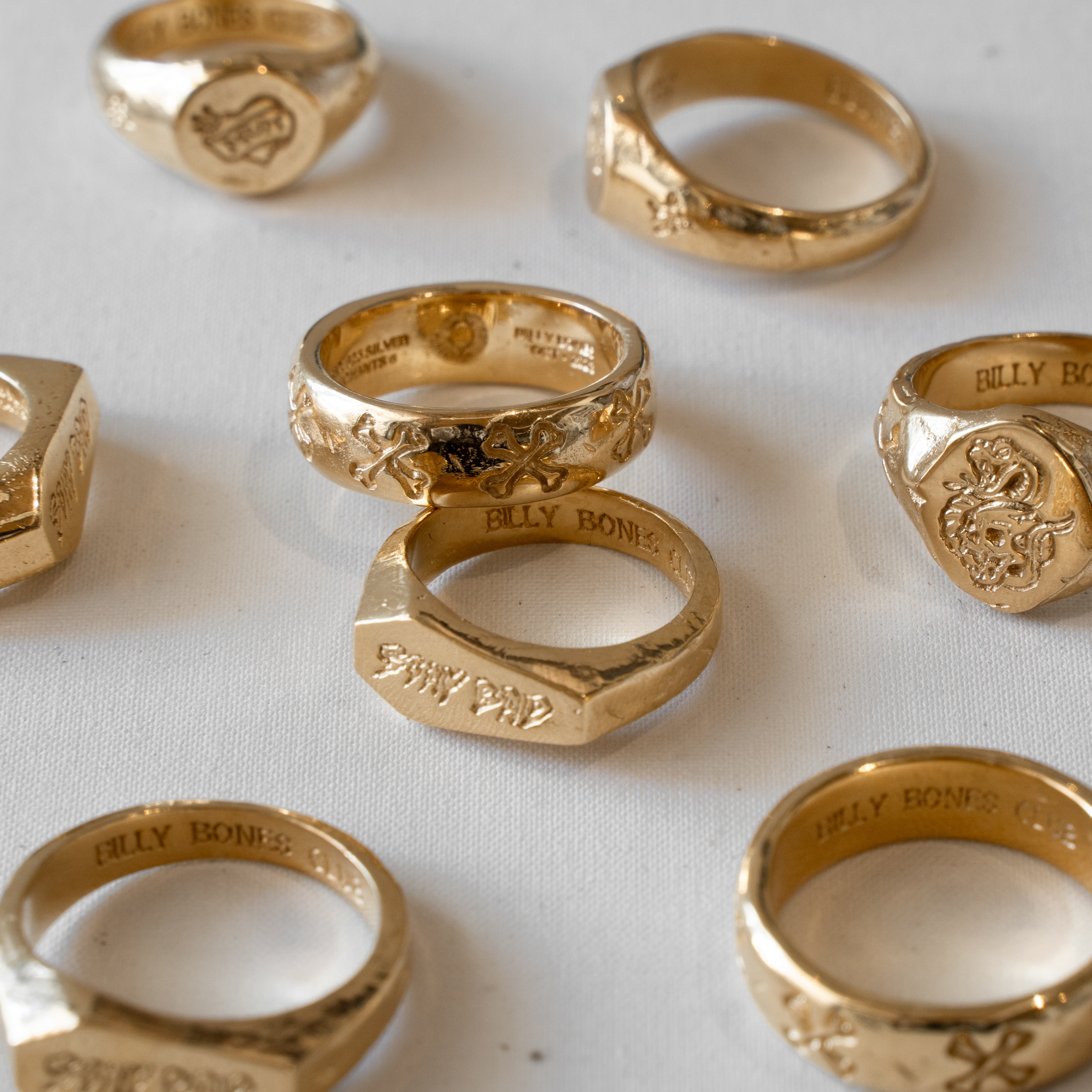 Merchants x Bones Billy's Mum Ring - Gold