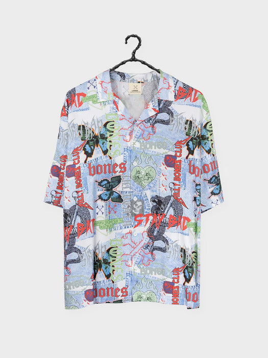 Butterfly Bowlo Shirt - Denim
