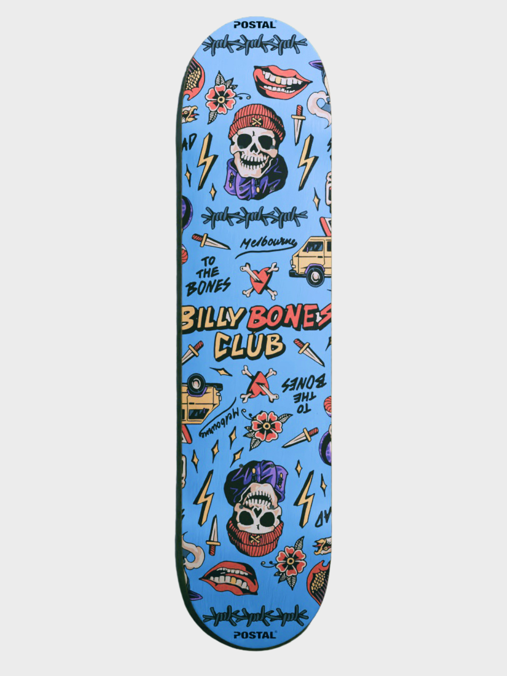 Postal x Bones Flash Club - Skate Deck