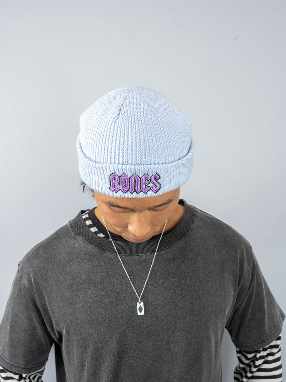 Squealer Rib Beanie - Sky Blue