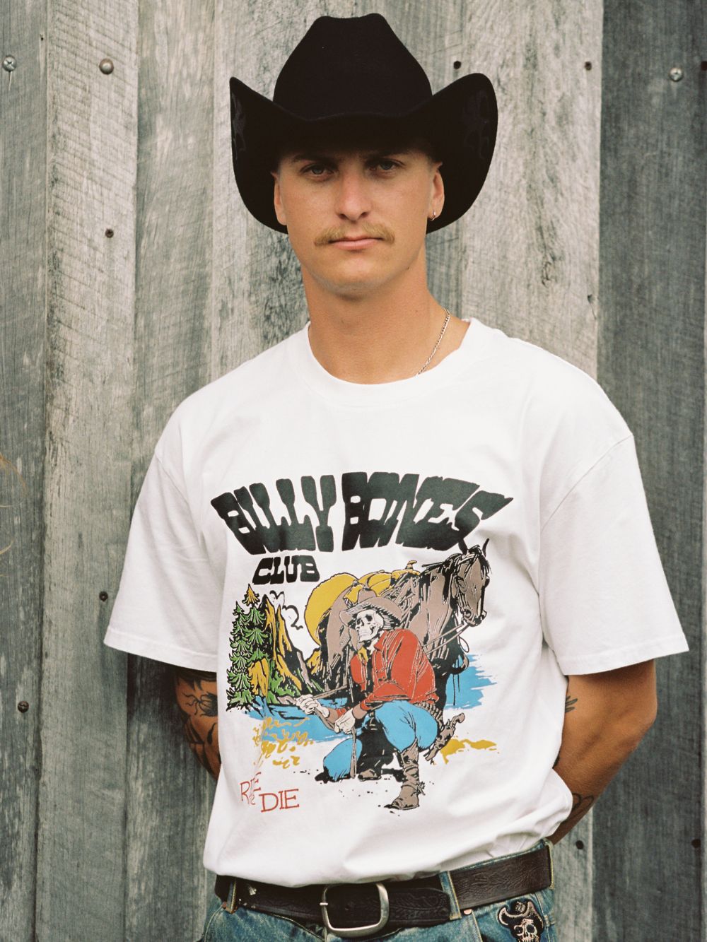 Bronco Moonlight Tee - Vintage White