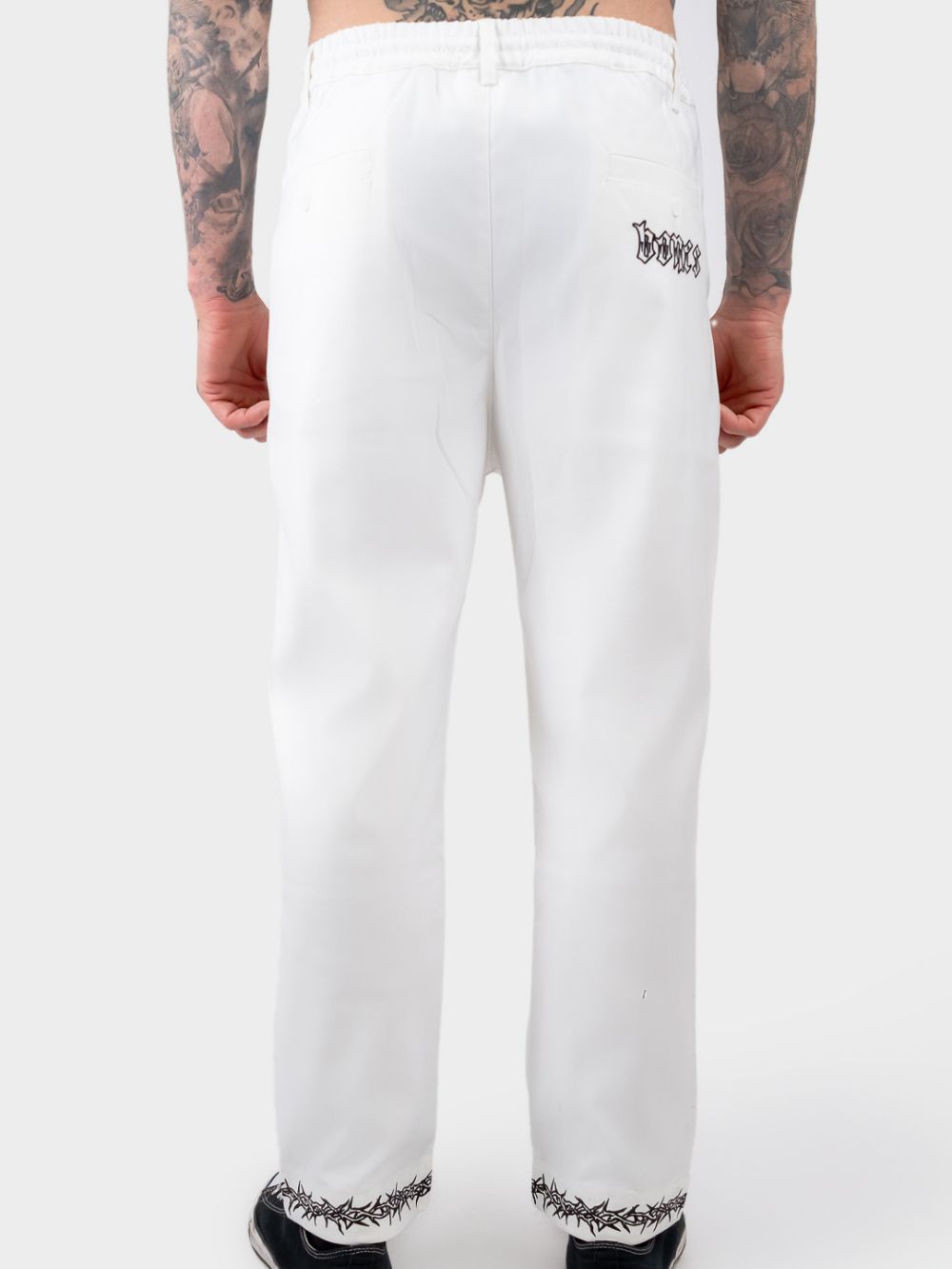 Thorn Straight Leg Pant - White