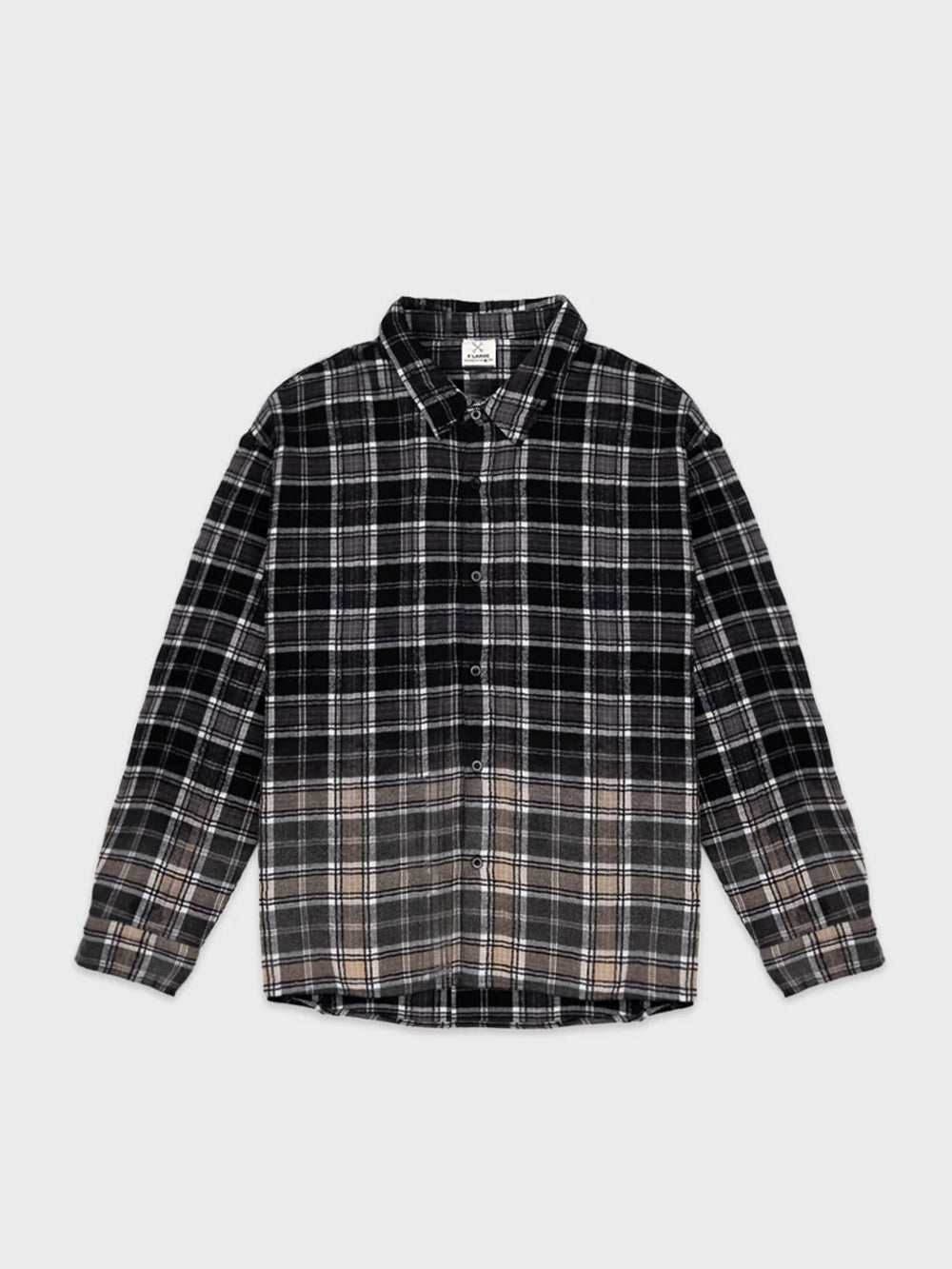 Gothic Flannel Shirt - Dip Dye