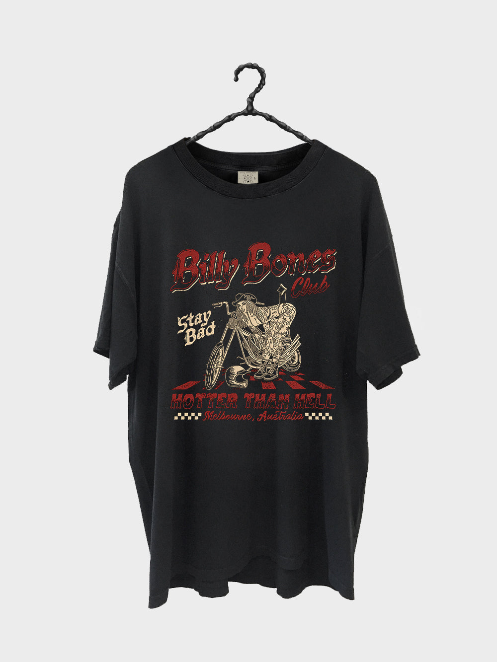 Till The Wheels Fall Off Tee - Vintage Black