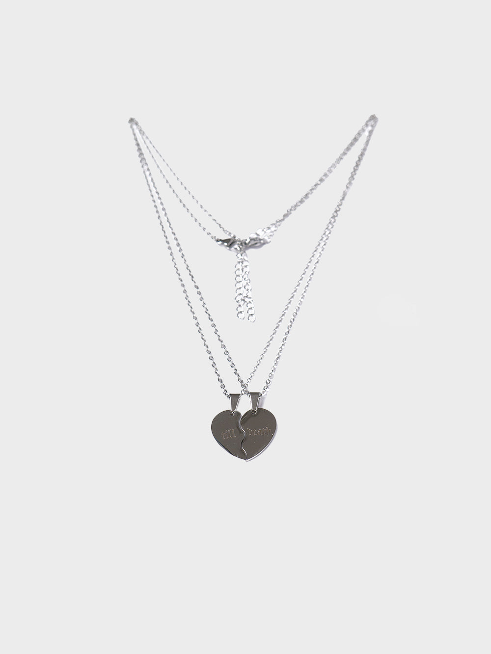 Till Death 2.0 Necklace - Lovers Set