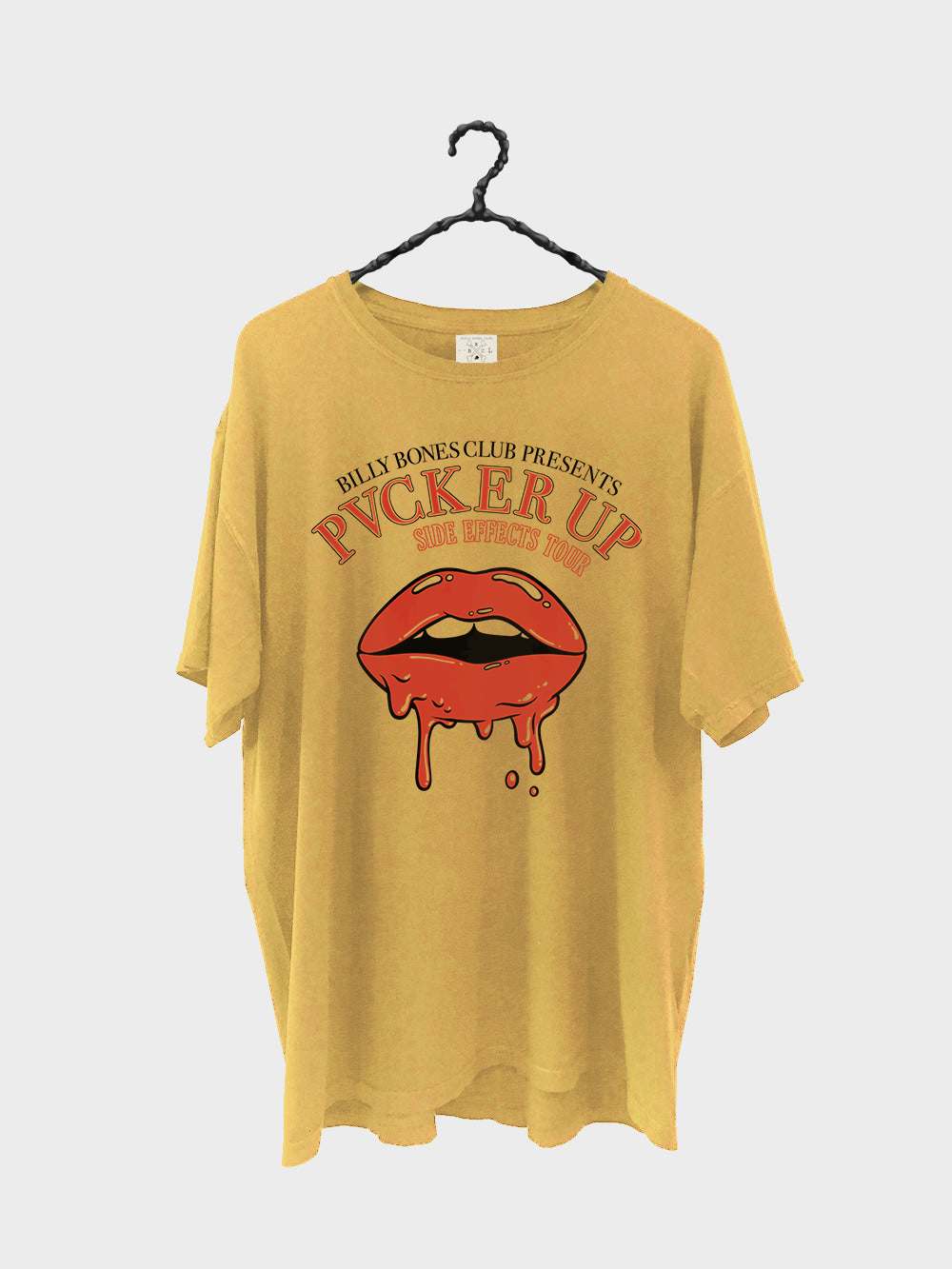 Pvcker Up Collab Tee - Mustard