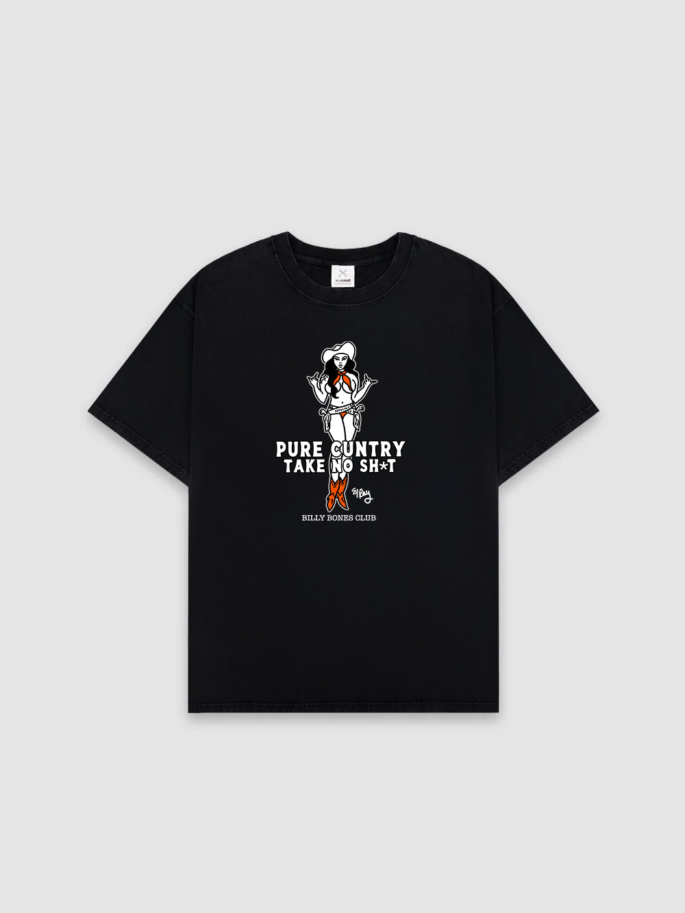 Pure C*ntry Tee - Vintage Black