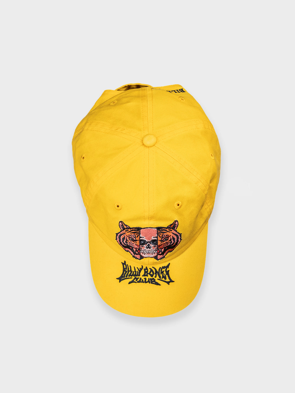 Skull Flash Dad Cap - Lemon