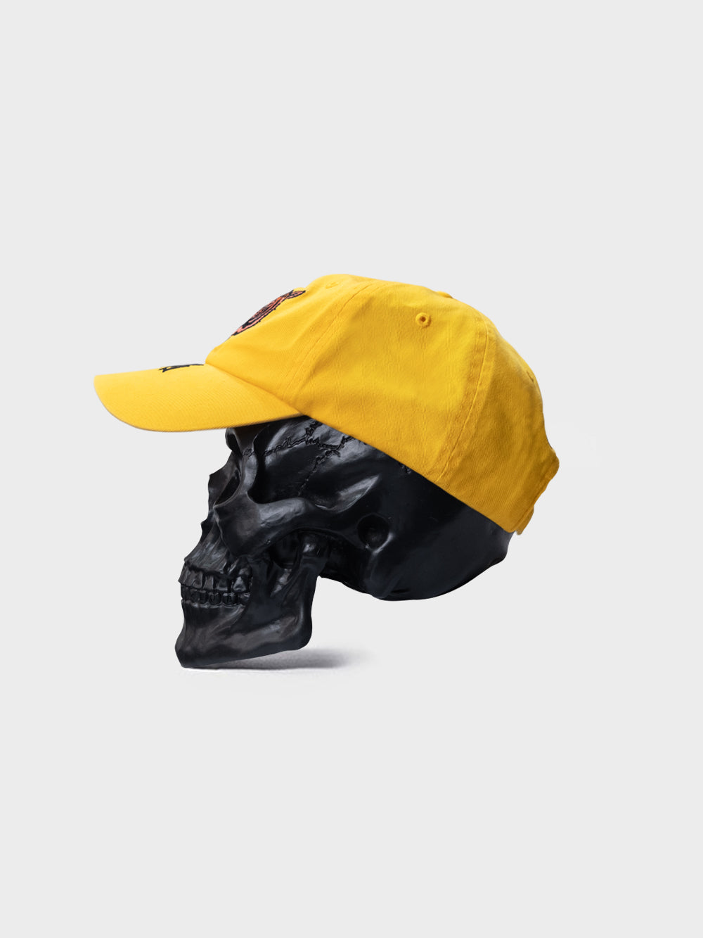 Skull Flash Dad Cap - Lemon