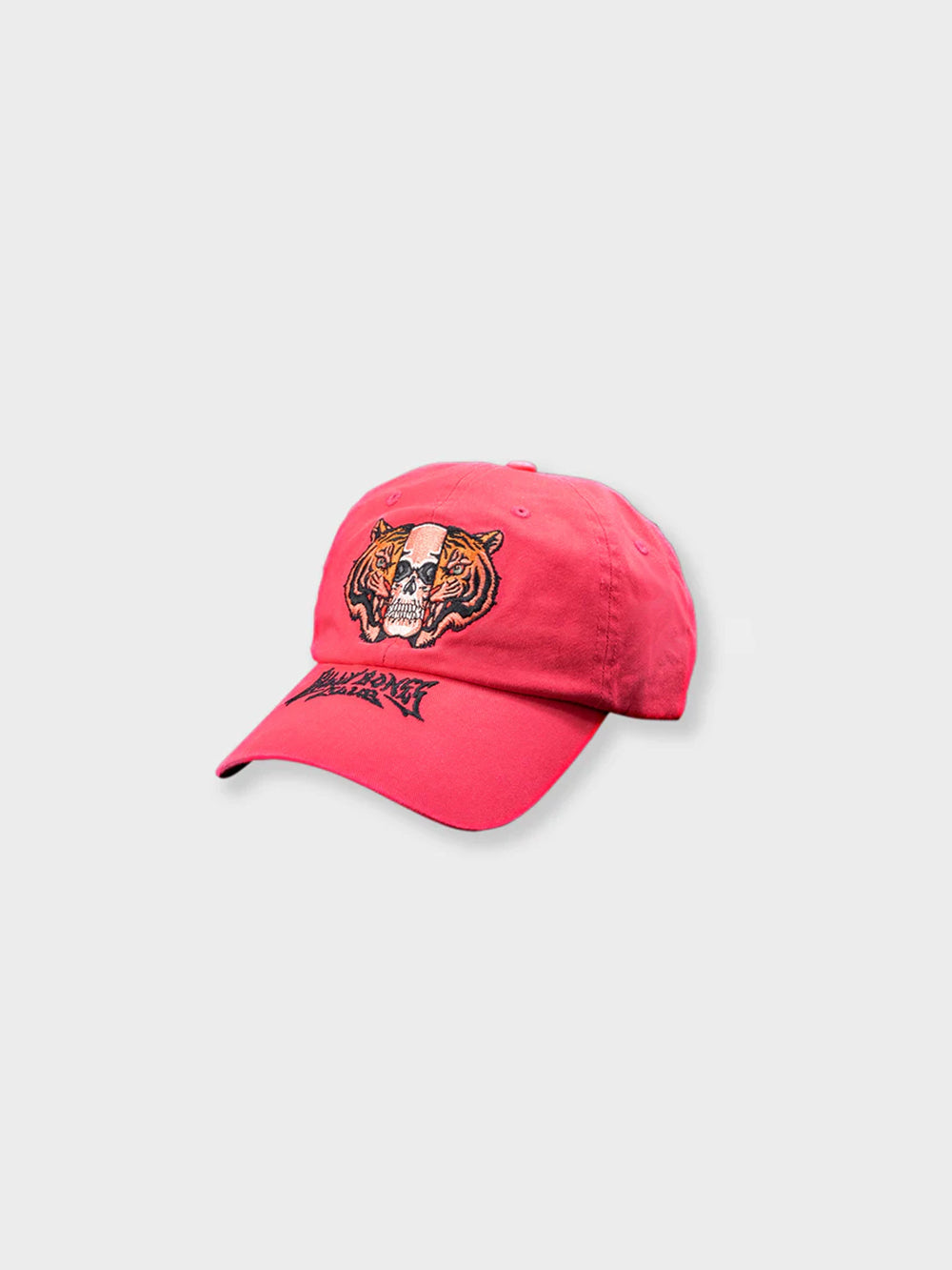 Skull Flash Dad Cap - Cherry