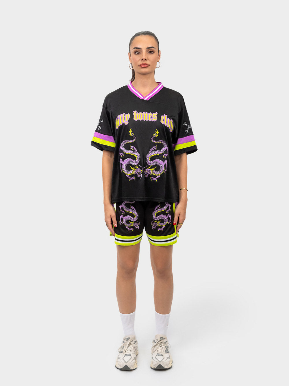 Dragon Bones Jersey - Mesh Black